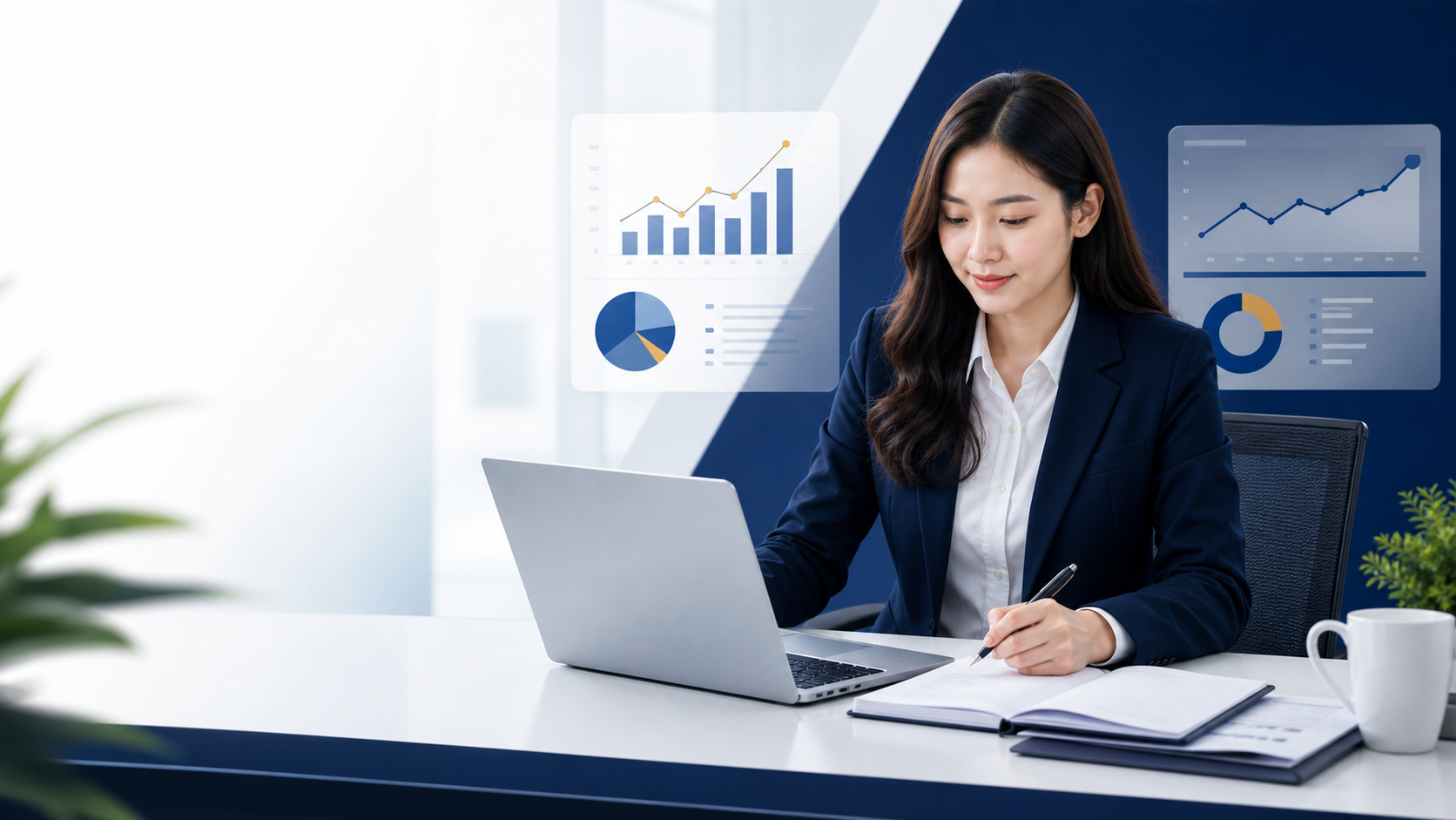 Chuyên viên kế toán thiết lập hệ thống kế toán cho doanh nghiệp