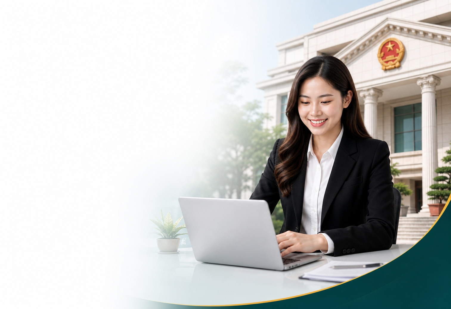 Chuyên viên đại diện làm việc với cơ quan thuế
